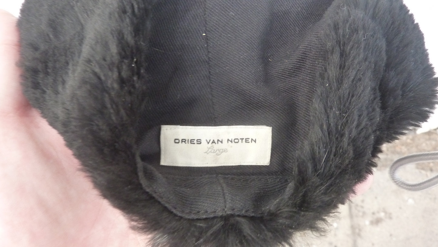 Dries Van Noten Fuax Fur Cap
