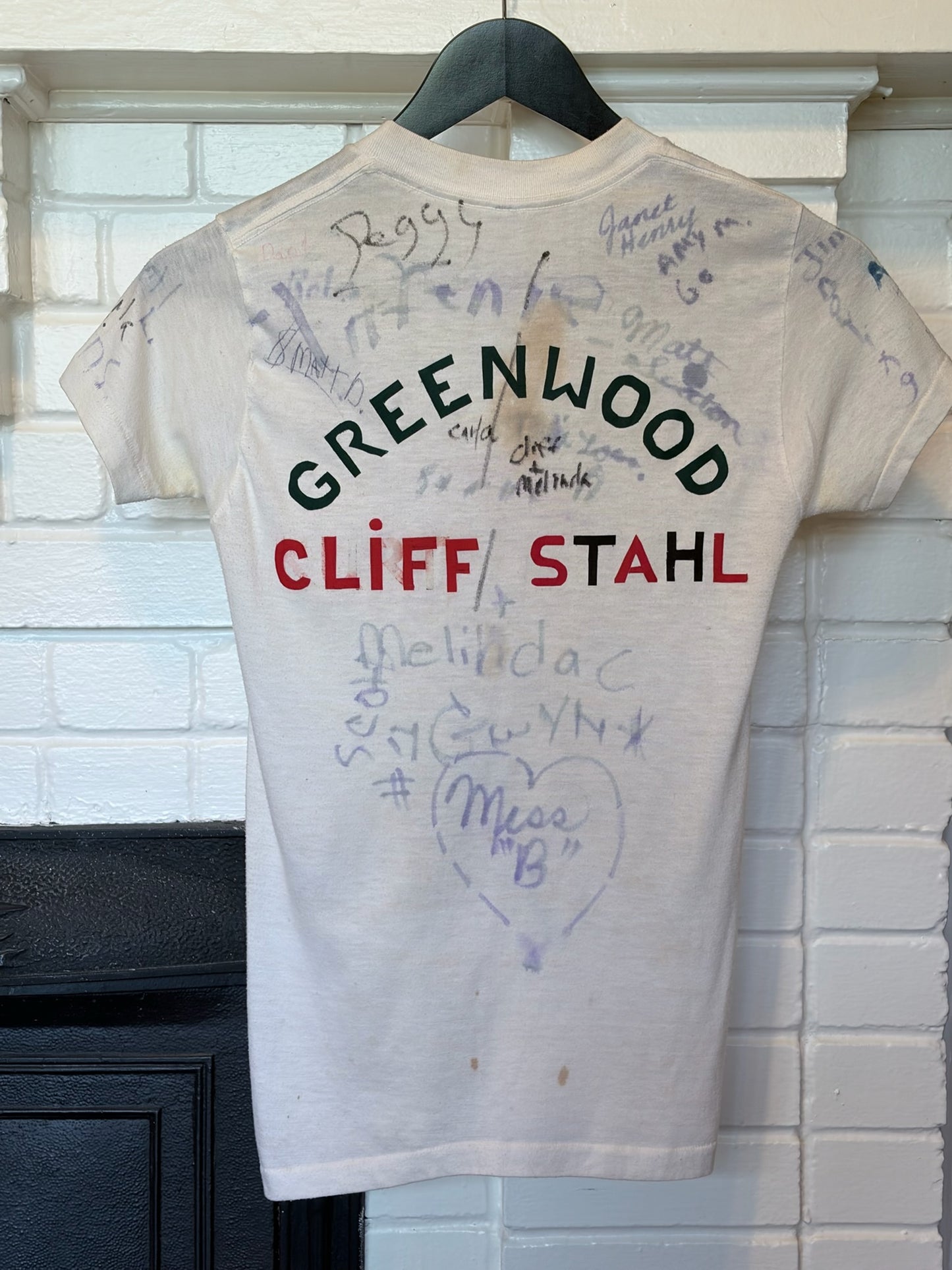 Vintage 1960s Class Signature Folk Art Tshirt Size Xs