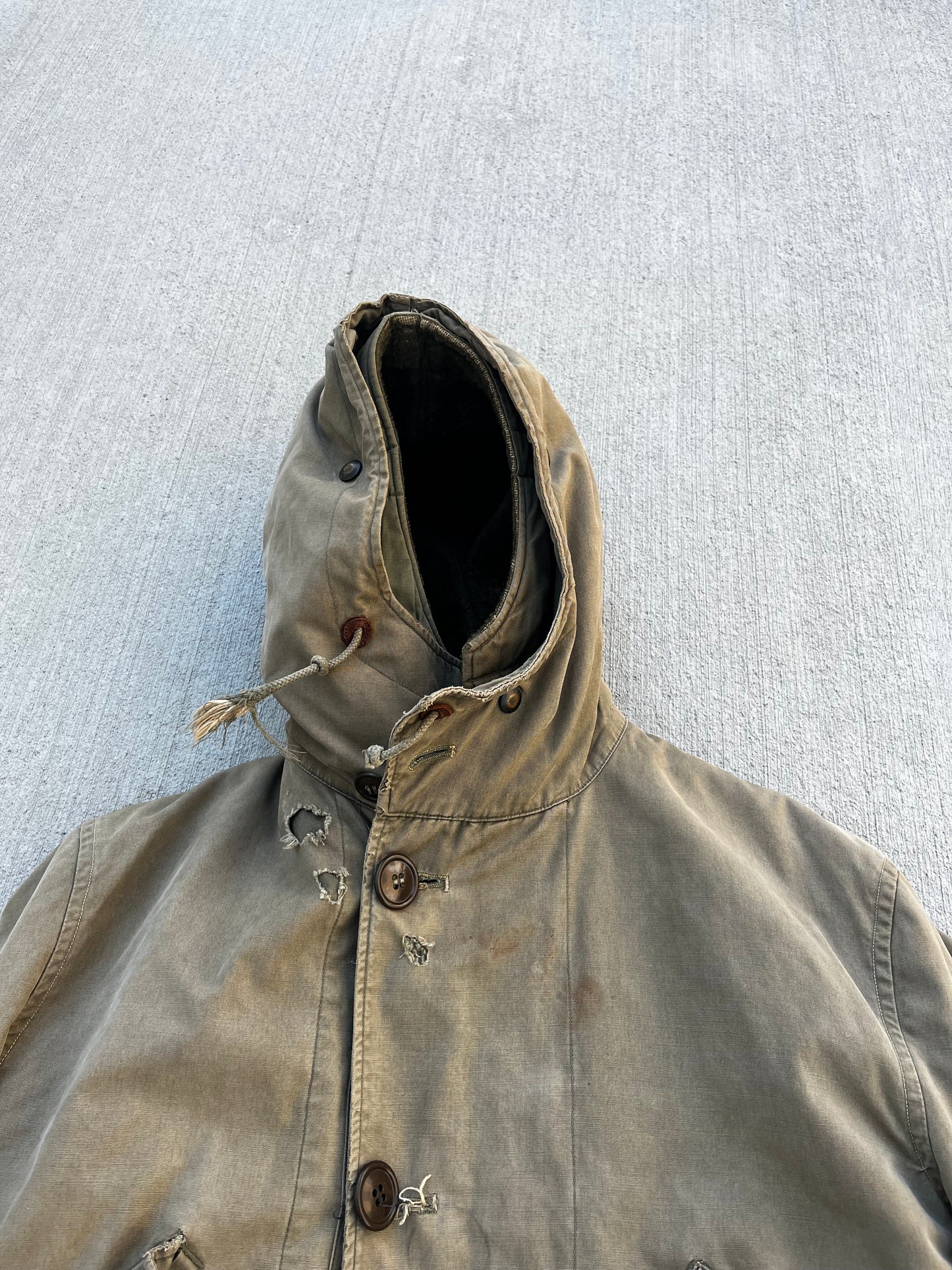 Vintage 1940s WWII m149 military parka
