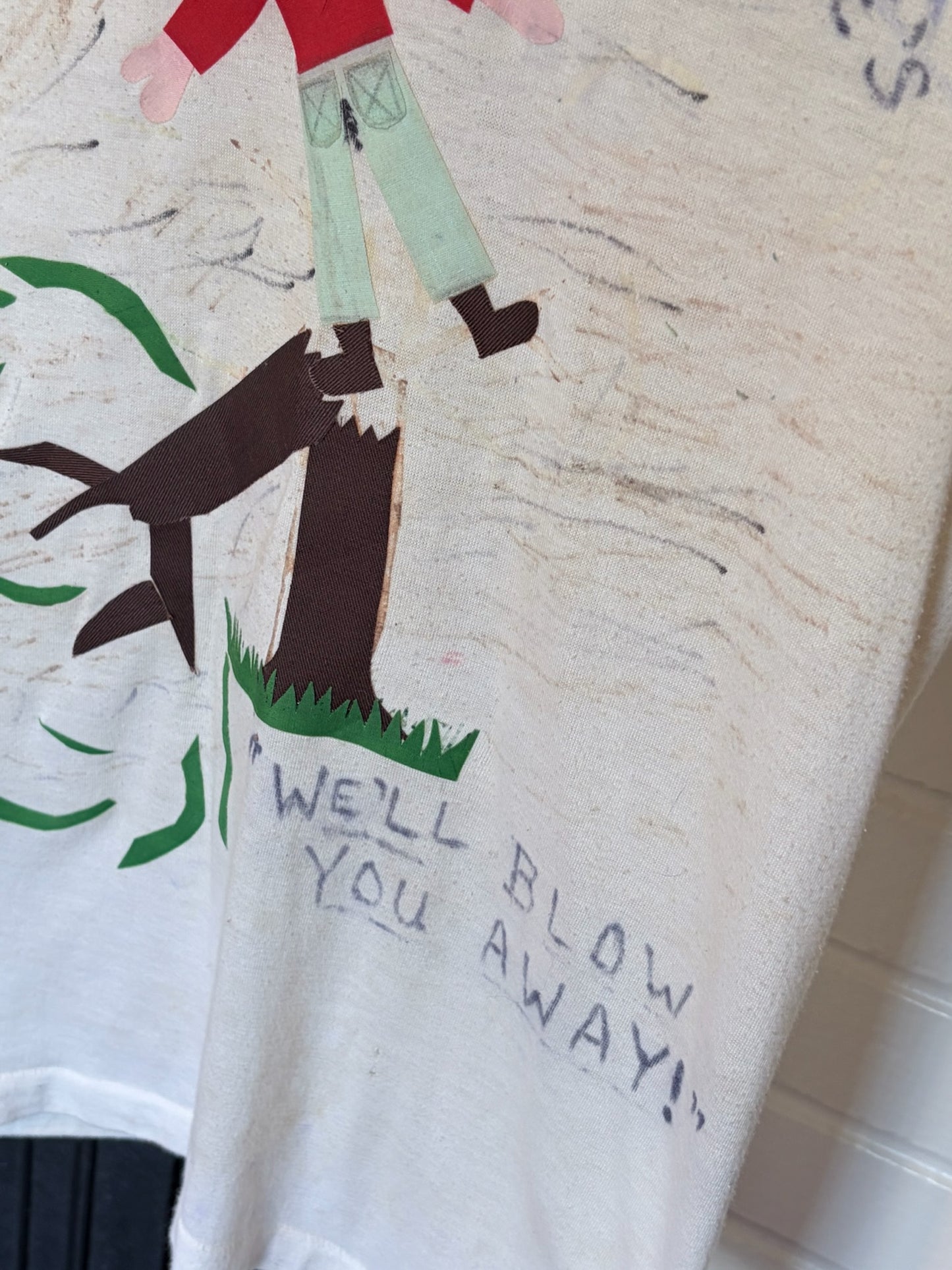 Vintage 1960s Class Signature Folk Art Tshirt Size Xs