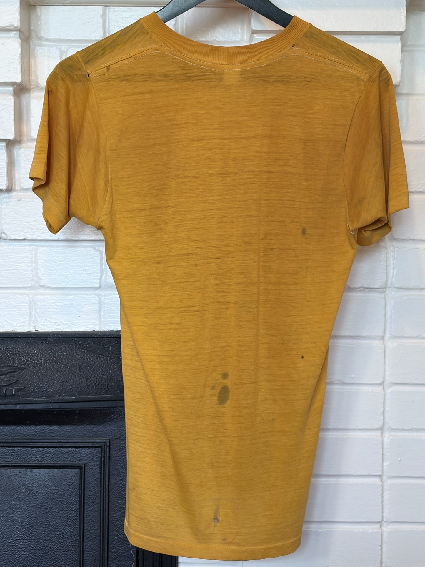 Vintage 1970s Magic Mushroom Distressed Tee Shirt Size S
