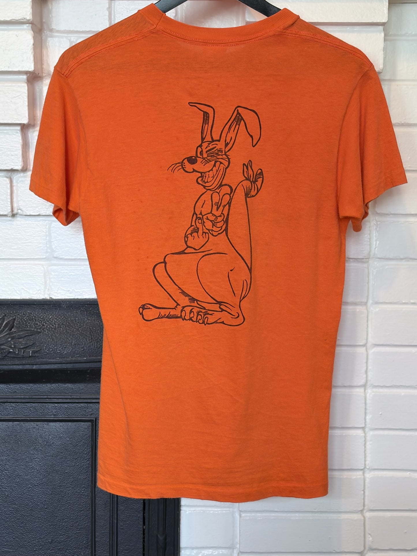 Vintage 1960s Fuck You Kangaroo Tee Shirt Size S