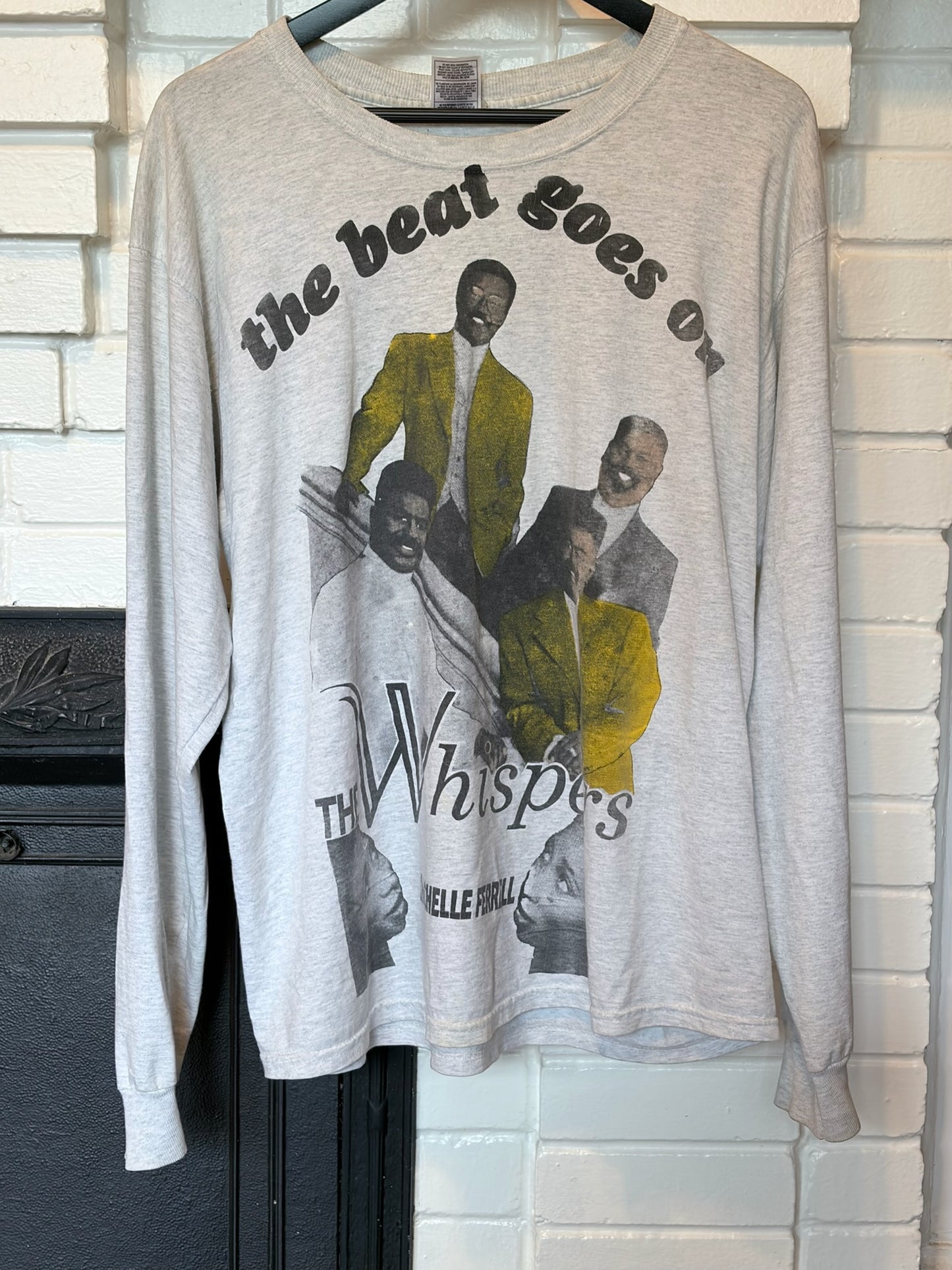 Vintage 1990s Whispers Bootleg Long Sleeve Tee Size L